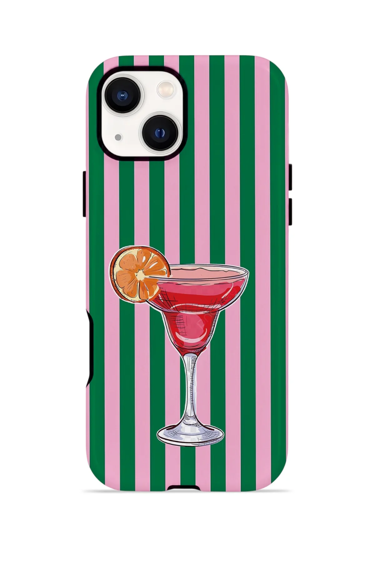 iPhone 15 Plus Vorian Çift Katmanlı Kılıf Pink Citrus Cocktail