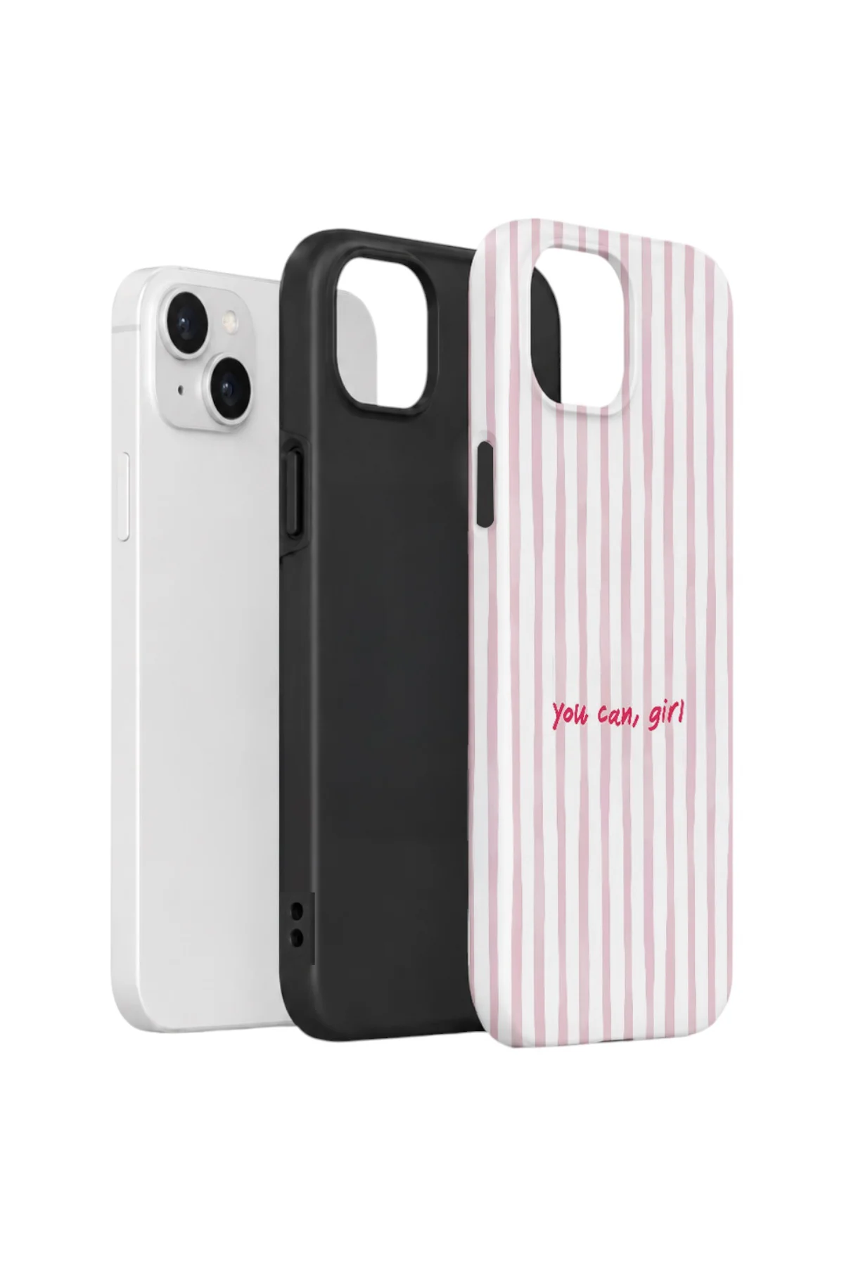 iPhone 15 Plus Vorian Çift Katmanlı Kılıf You Can Girl