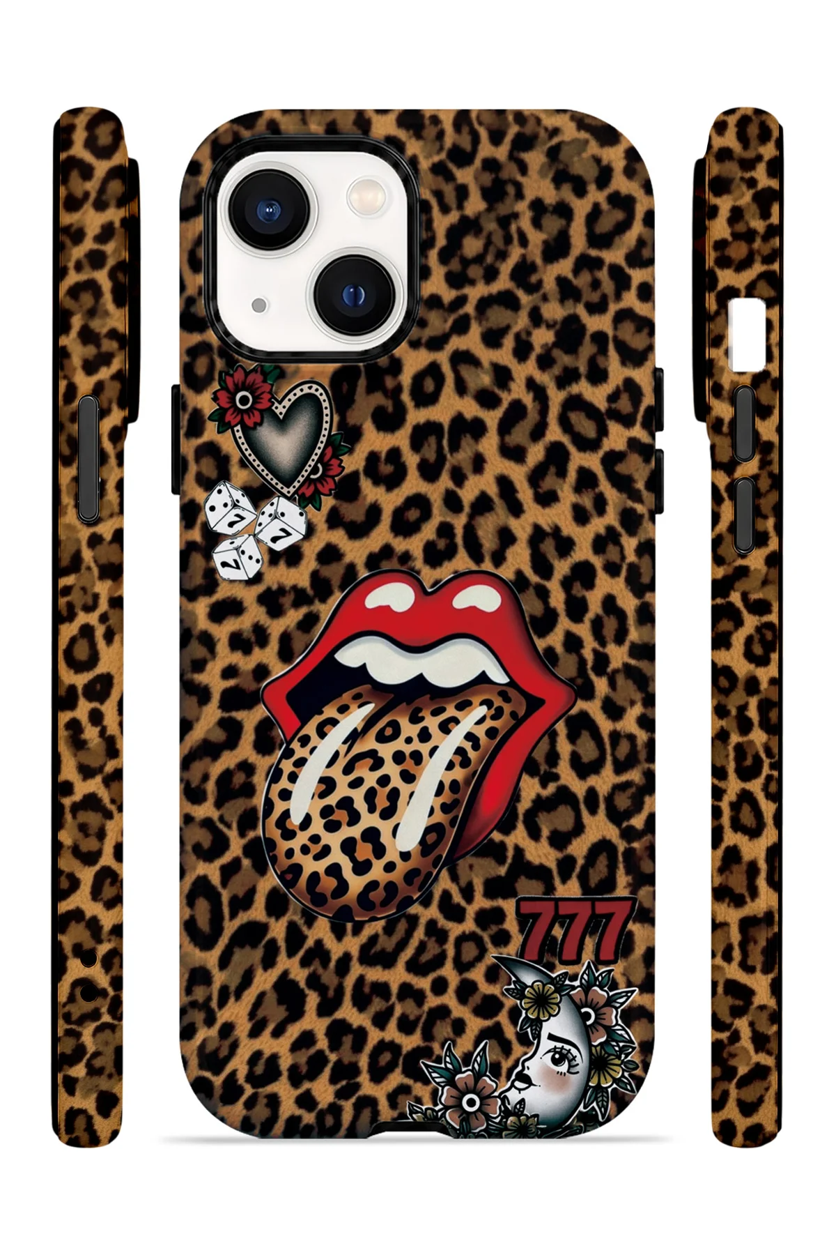 iPhone 15 Plus Vorian Çift Katmanlı Lucky Leopar Kılıf - Görsel 3