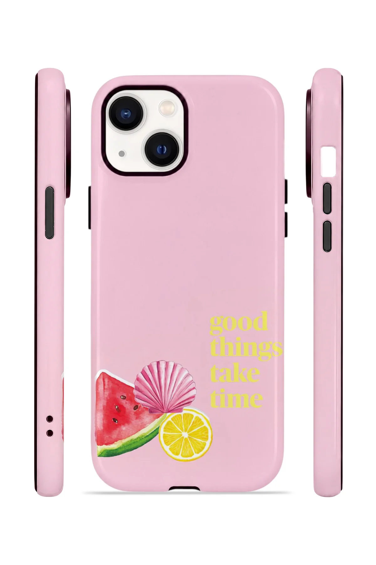 iPhone 15 Plus Vorian Çift Katmanlı MagSafe Kılıf Good Things Fruit Corner