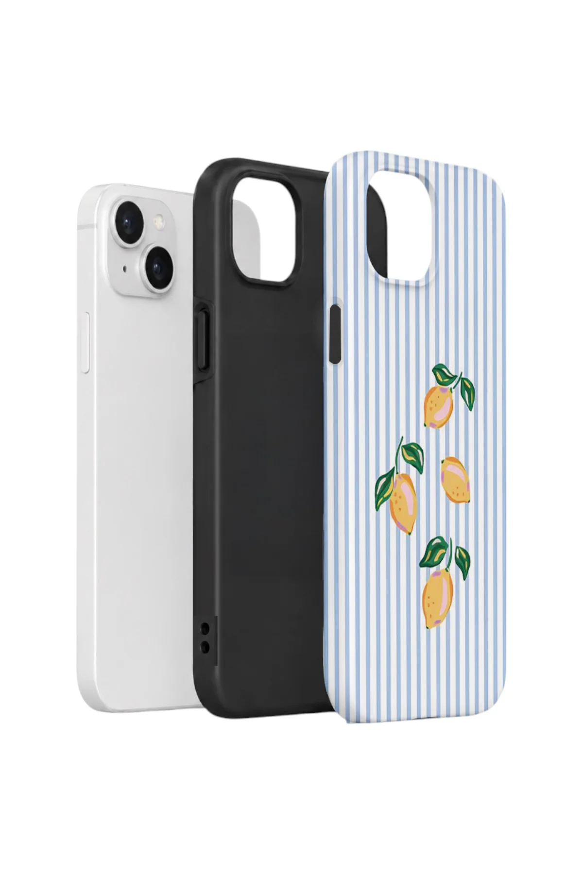 iPhone 15 Plus Vorian Yough Kılıf Mini Lemon Riviera