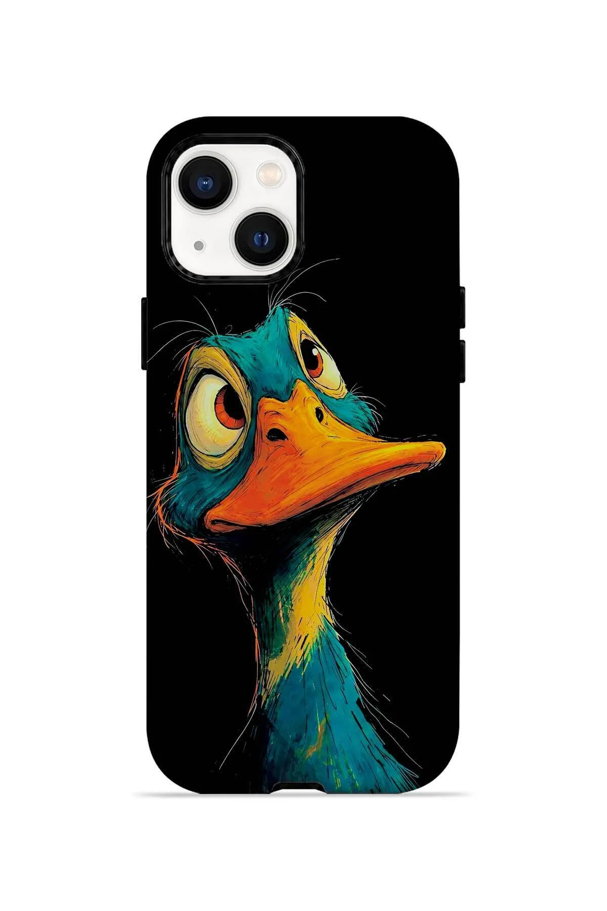 iPhone 15 Plus Vorian MagSafe Çift Katmanlı Neon Ördekli Kılıf iPhone 15 Plus Vorian MagSafe Çift Katmanlı Neon Ördekli Kılıf