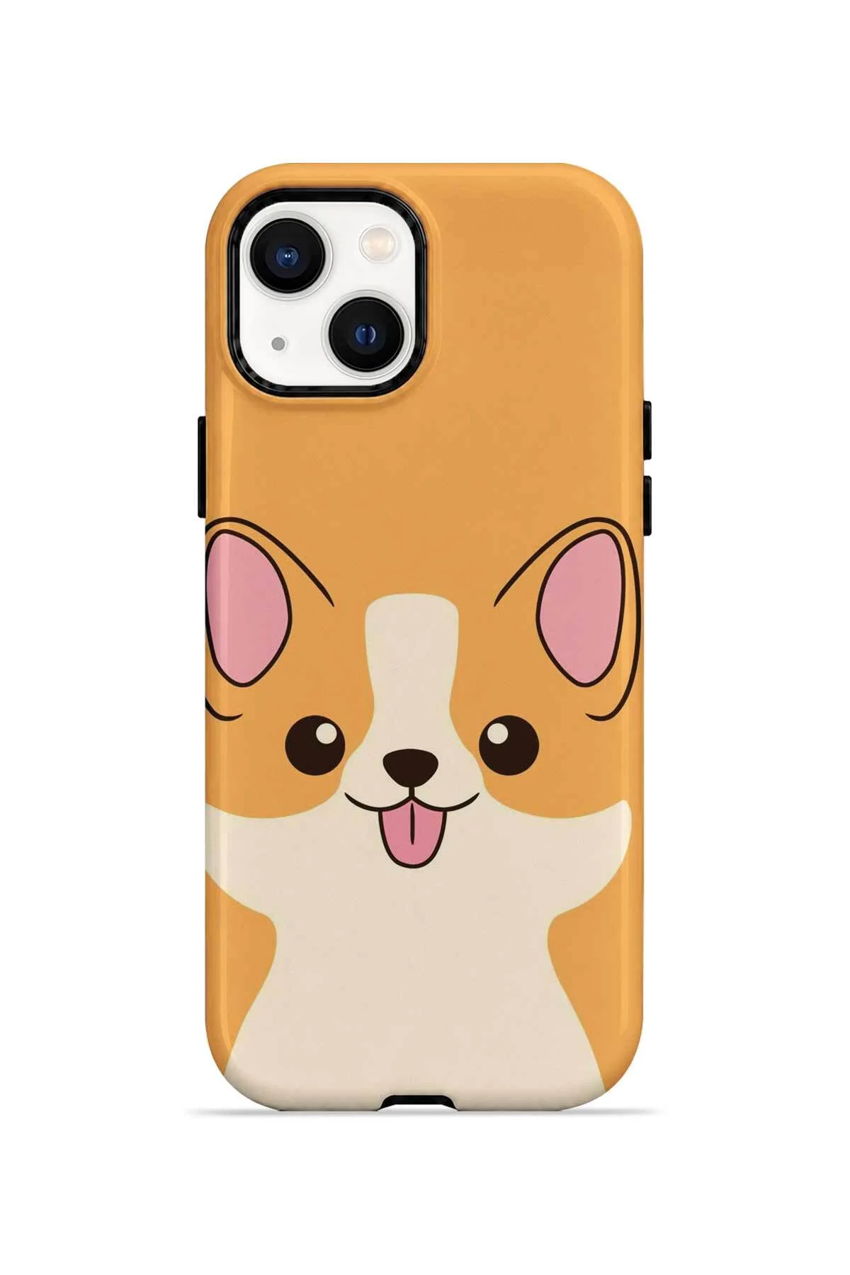 iPhone 15 Plus Vorian Çift Katmanlı Corgili Kılıf iPhone 15 Plus Vorian Çift Katmanlı Corgili Kılıf