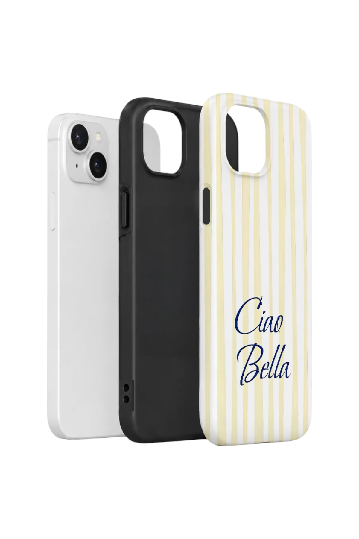 iPhone 15 Plus Vorian Çift Katmanlı Kılıf Ciao Bella Lemon