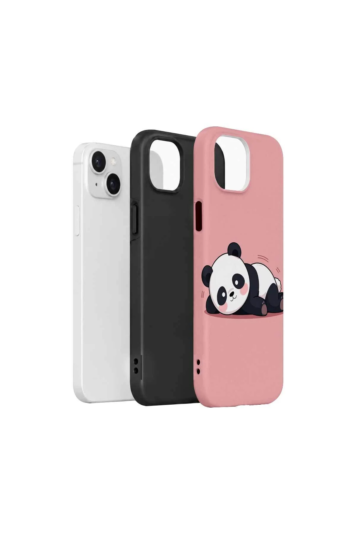 iPhone 15 Plus Vorian Çift Katmanlı Uykucu Pandalı Kılıf - Görsel 2