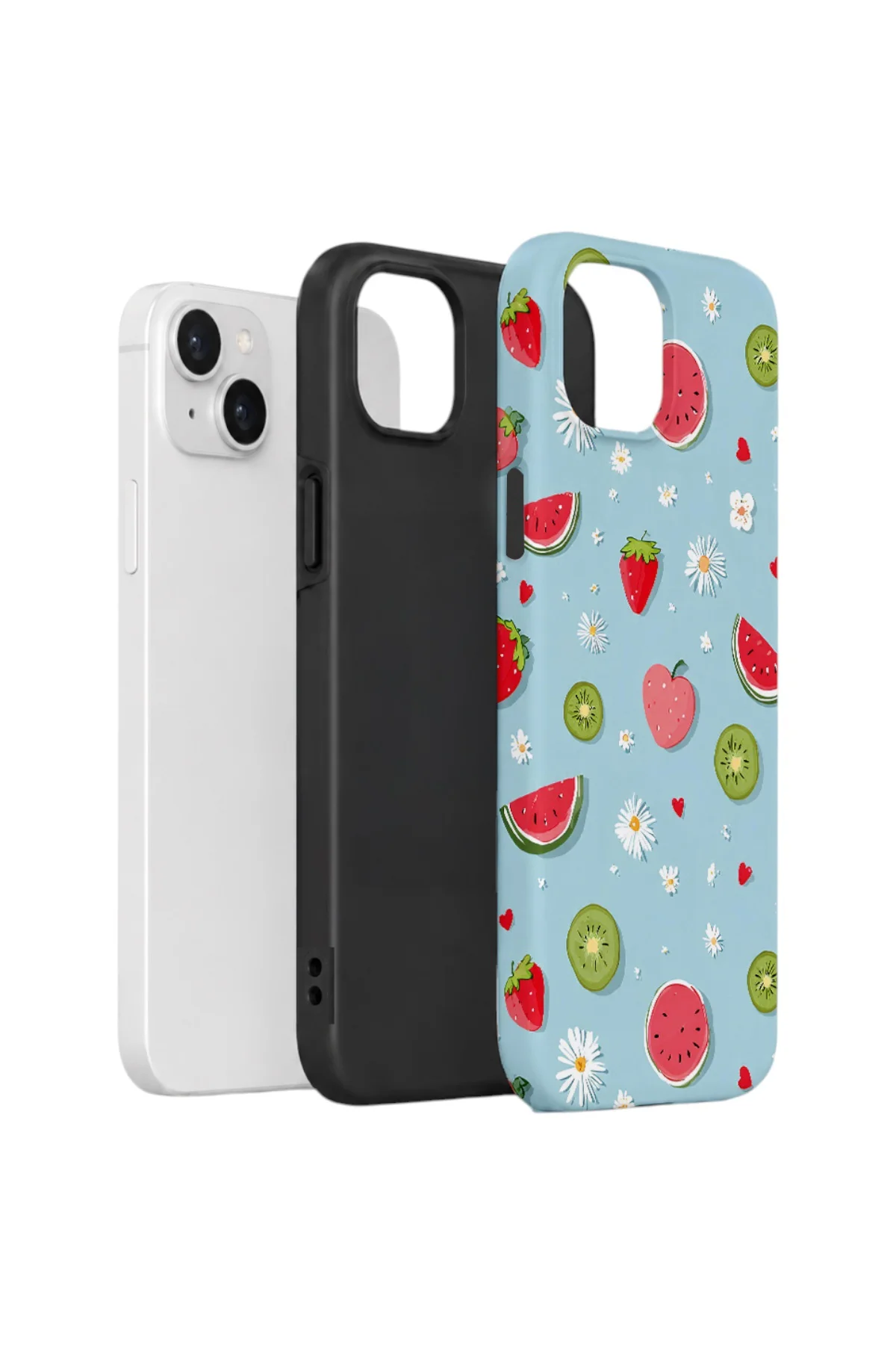 iPhone 15 Plus Vorian Yough Kılıf Fruit Confetti Sky