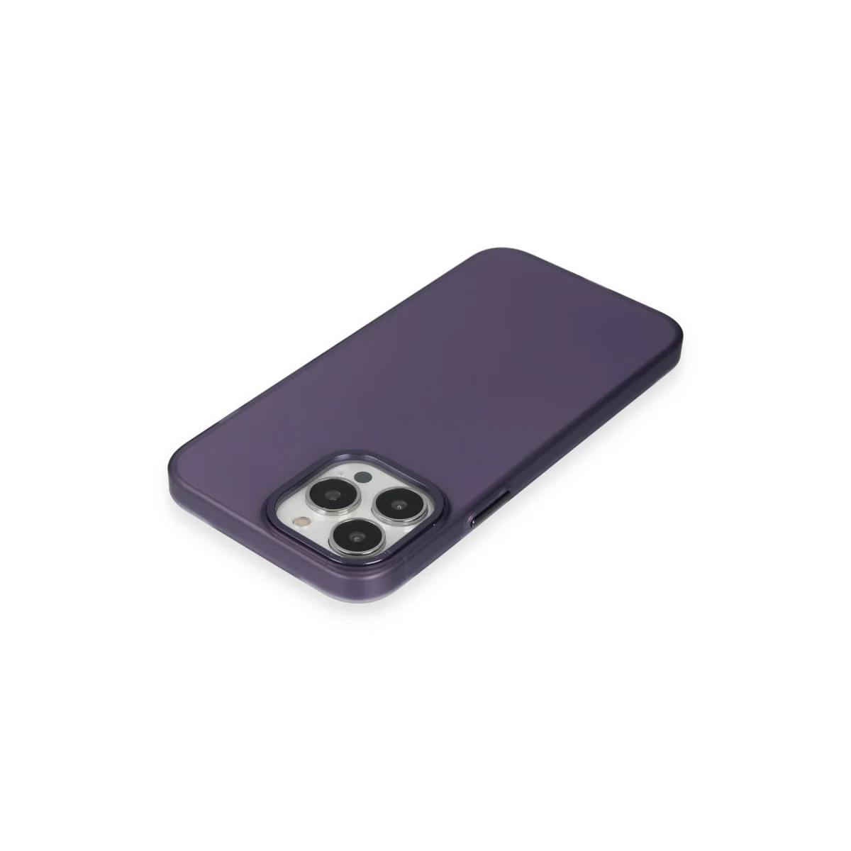 iPhone 15 Pro Derin Mor Metal Kılıf - Modos