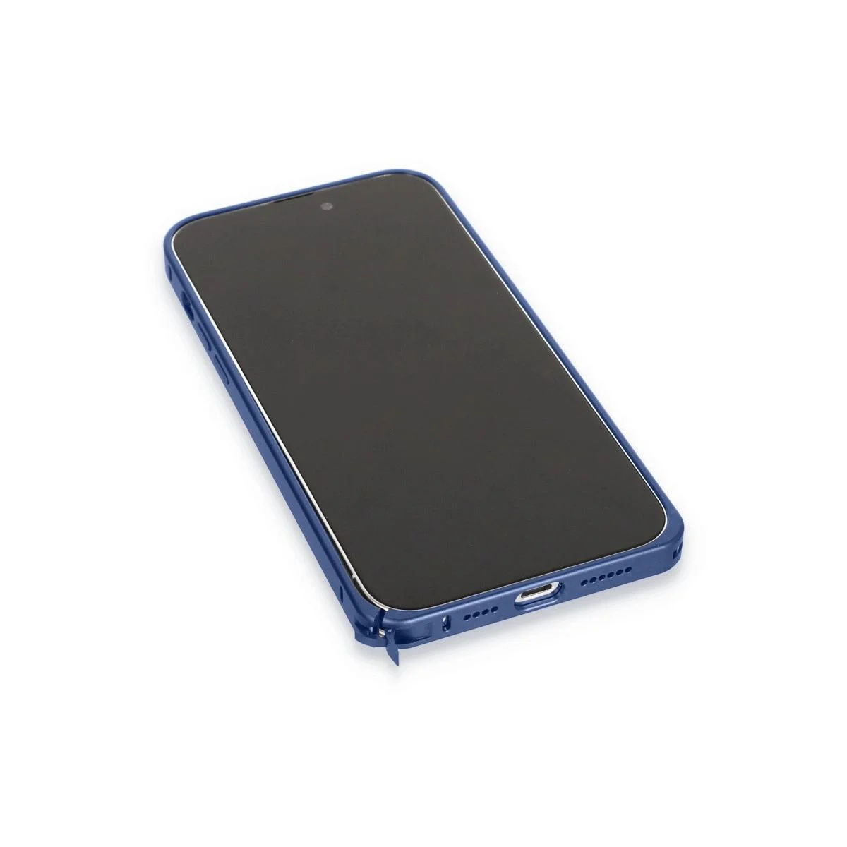 iPhone 15 Pro ile Uyumlu Metal Bumper Kılıf - Lacivert Mat Kapak Fiyatı, Yorumları ve Özellikleri