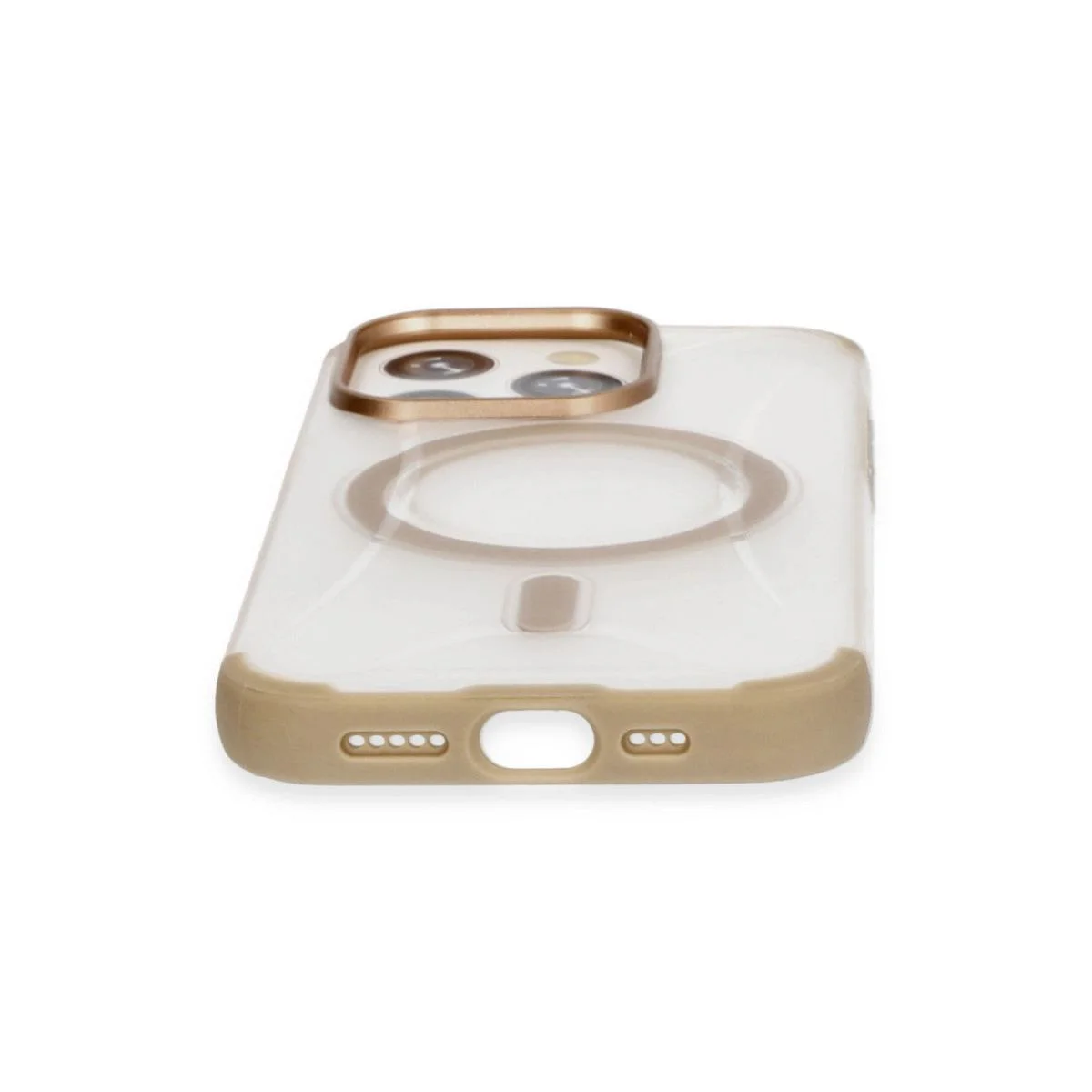 iPhone 15 Pro ile Uyumlu Hilton MagSafe Şeffaf Kılıf - Gold Darbe Korumalı Fiyatı, Yorumları ve Özellikleri