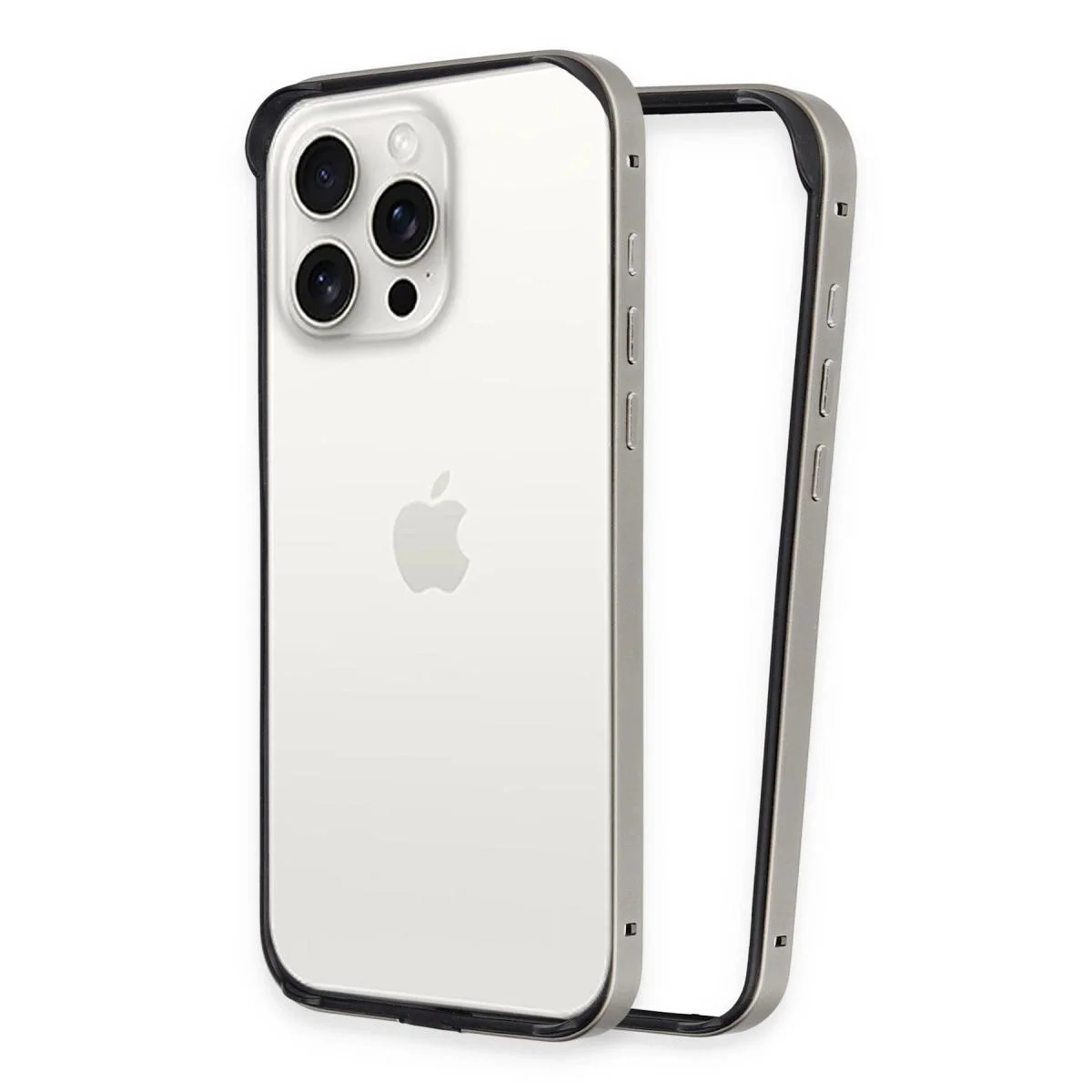 iPhone 15 Pro ile Uyumlu Land Bumper Koruma Kapak - Titan Gri | Çizilme Koruması Fiyatı, Yorumları ve Özellikleri