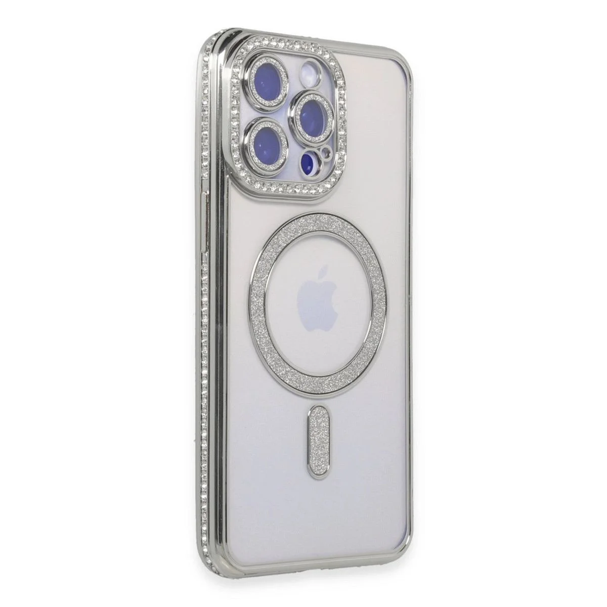 iPhone 15 Pro ile Uyumlu Simli MagSafe Kılıf - Gümüş Fiyatı, Yorumları ve Özellikleri