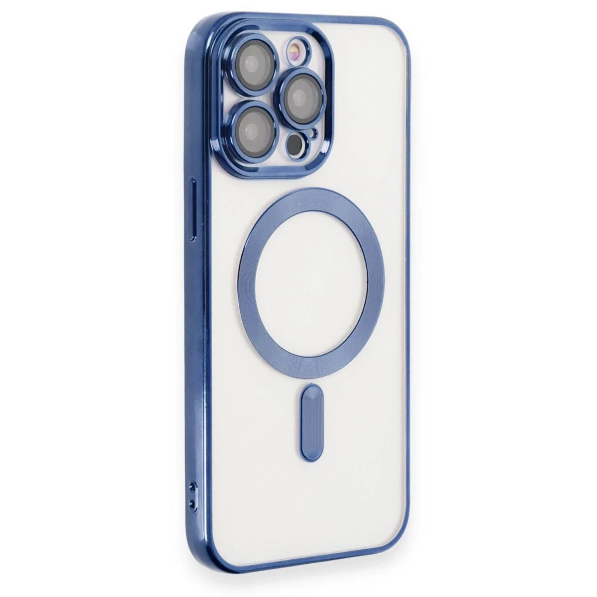 iPhone 15 Pro ile Uyumlu Kılıf Kross Magneticsafe Kapak - Lacivert | Şeffaf ve İnce Fiyatı, Yorumları ve Özellikleri