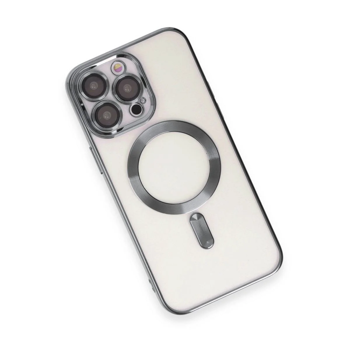 iPhone 15 Pro ile Uyumlu Kılıf Kross Magneticsafe Kapak - Titan Gri iPhone 15 Pro ile Uyumlu Kılıf Kross Magneticsafe Kapak - Titan Gri