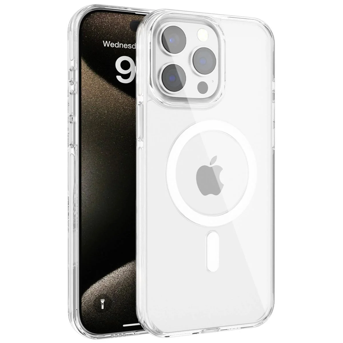 iPhone 15 Pro ile Uyumlu Gleam Şeffaf MagSafe Kılıf - PC Sert Koruma Fiyatı, Yorumları ve Özellikleri