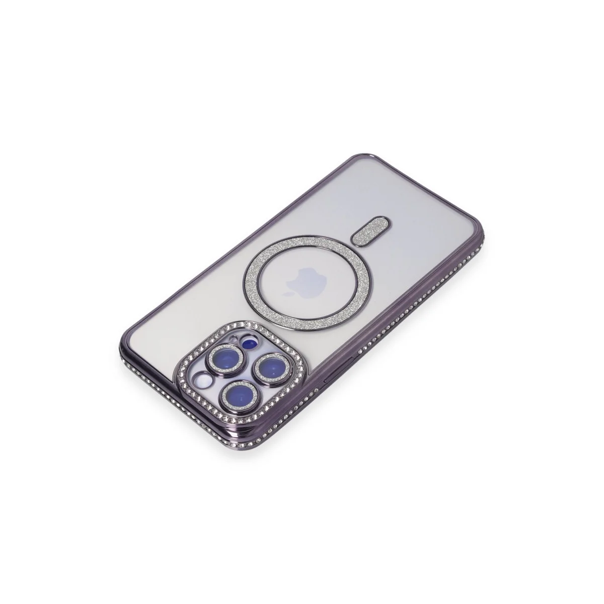 iPhone 15 Pro Joke Simli Magneticsafe Kılıf - Derin Mor