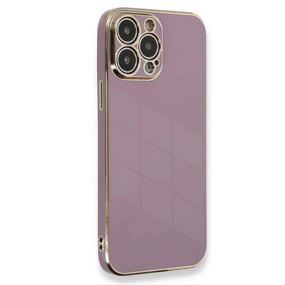 iPhone 15 Pro Kılıf Volet Silikon Mor - Premium Koruma ve Şıklık