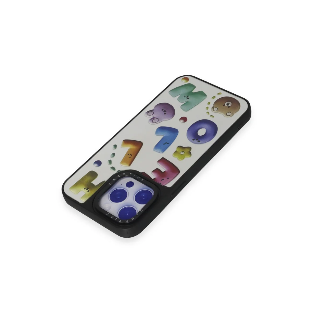 iPhone 15 Pro Kılıf Mirror Desenli Kapak - Işık Yansıtmalı UV Baskı, Parmak İzi Tutmaz