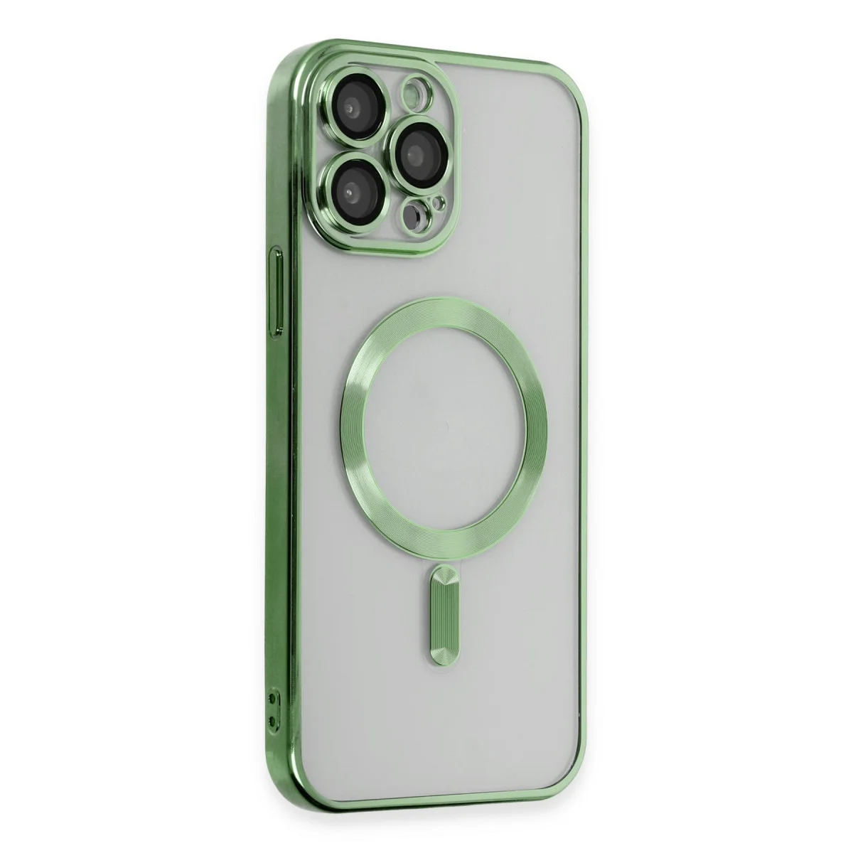 iPhone 15 Pro Kross Kılıf Koyu Yeşil - Kross Magneticsafe Kapak
