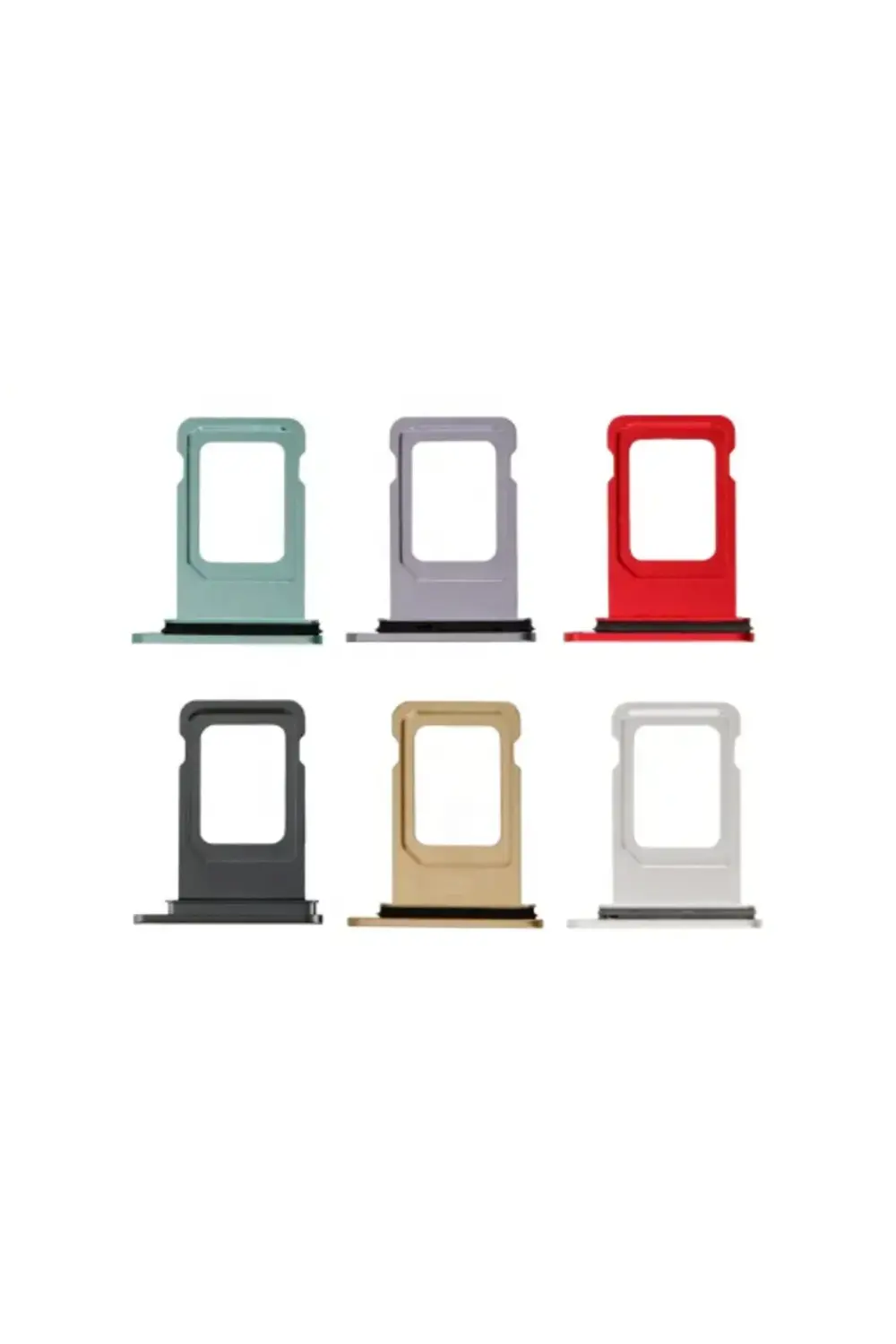 İPHONE 15 PRO MAX Çİft SİM TEPSİSİ - TEK CİFT Sim İÇİN Beyaz