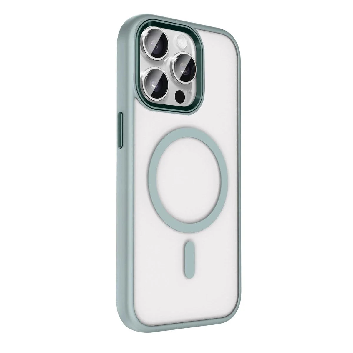 iPhone 15 Pro Max ile Uyumlu Terea MagSafe Kılıf - Gri iPhone 15 Pro Max ile Uyumlu Terea MagSafe Kılıf - Gri