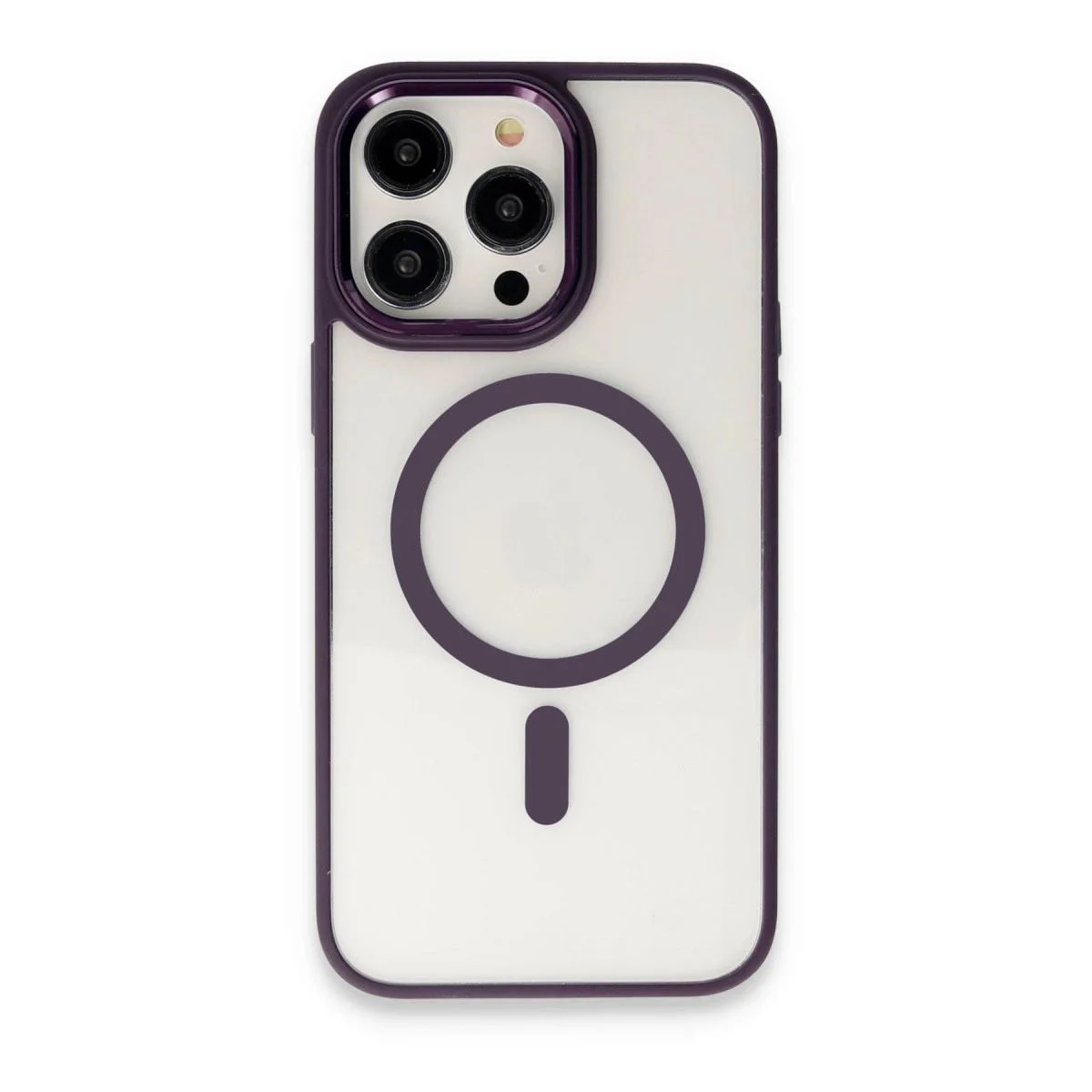 iPhone 15 Pro Max ile Uyumlu Magneticsafe Silikon Kılıf - Derin Mor Fiyatı, Yorumları ve Özellikleri