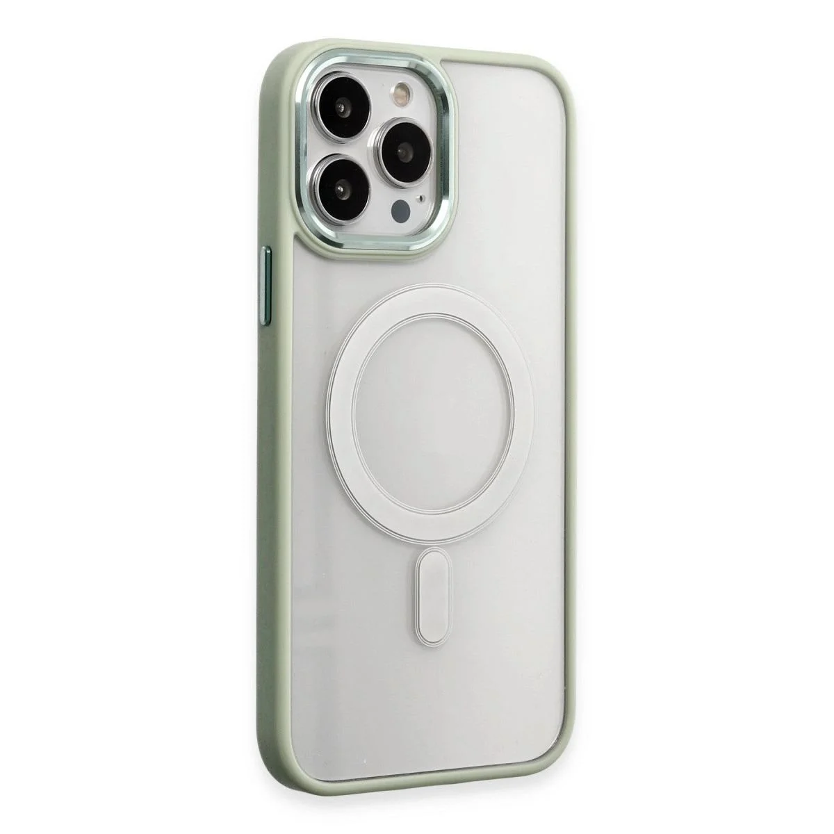 iPhone 15 Pro Max ile Uyumlu Magneticsafe Silikon Kılıf - Su Yeşili Fiyatı, Yorumları ve Özellikleri