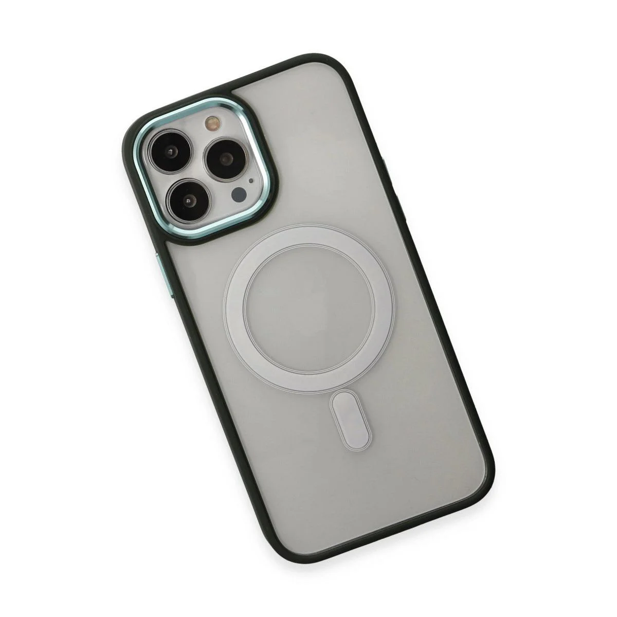 iPhone 15 Pro Max ile Uyumlu Magneticsafe Silikon Kılıf - Köknar Yeşili Fiyatı, Yorumları ve Özellikleri