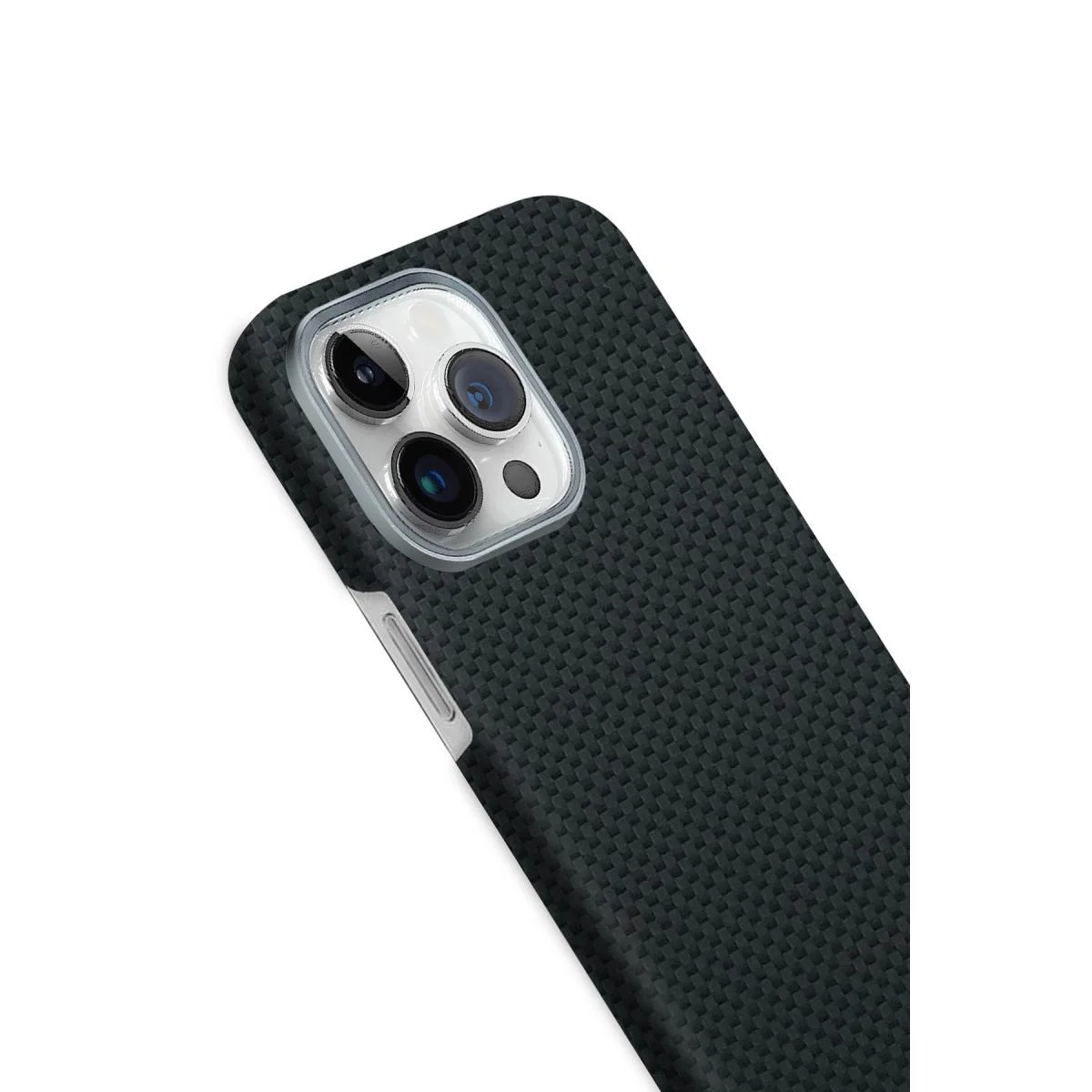 iPhone 15 Pro Max ile Uyumlu Volt MagSafe Kapak - Siyah, Kevlar Desenli Darbe Emici Telefon Kılıfı Fiyatı, Yorumları ve Özellikleri