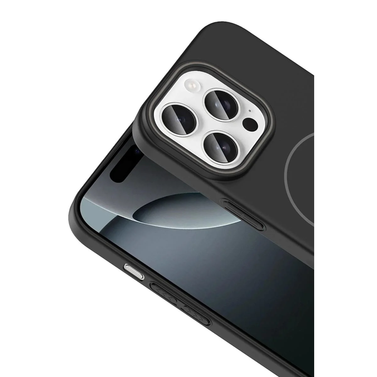 iPhone 15 Pro Max ile Uyumlu Broş MagSafe Kılıf - Füme Renk Fiyatı, Yorumları ve Özellikleri