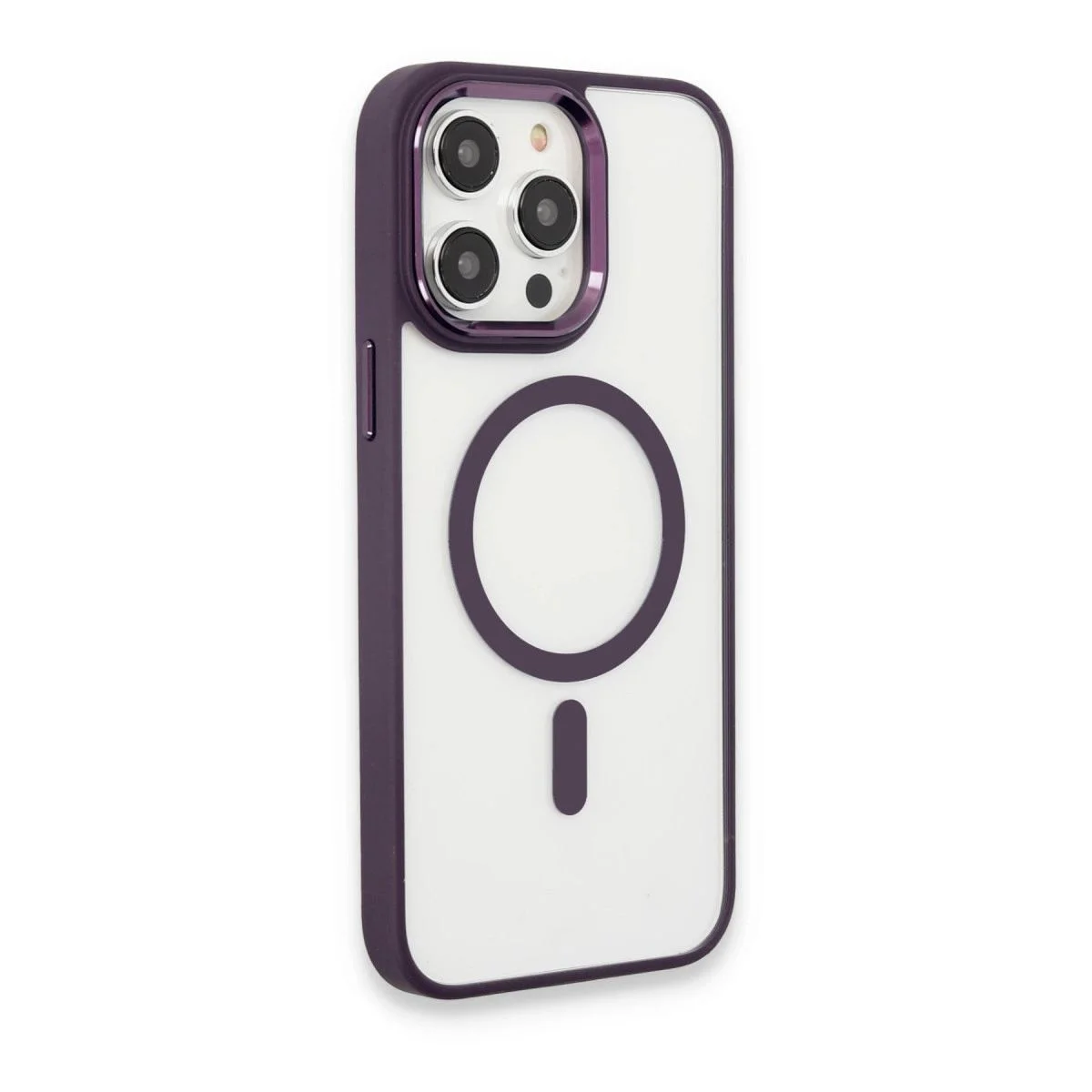 iPhone 15 Pro Max ile Uyumlu Magneticsafe Silikon Kılıf - Derin Mor Fiyatı, Yorumları ve Özellikleri