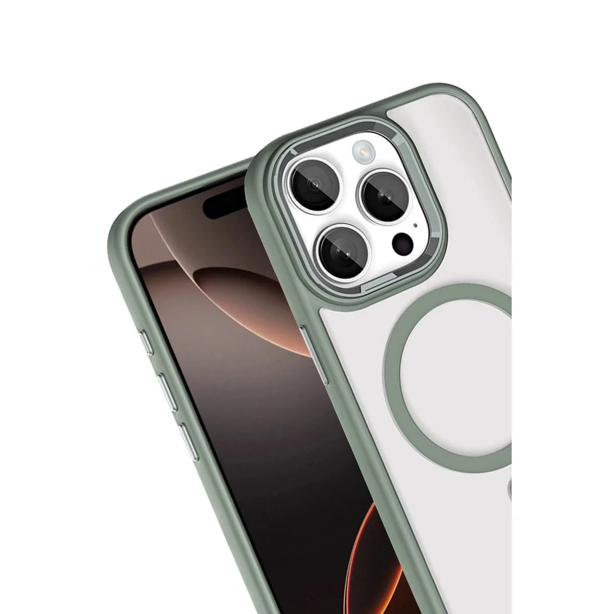 iPhone 15 Pro Max ile Uyumlu Terea MagSafe Kılıf - Titan Gri Fiyatı, Yorumları ve Özellikleri