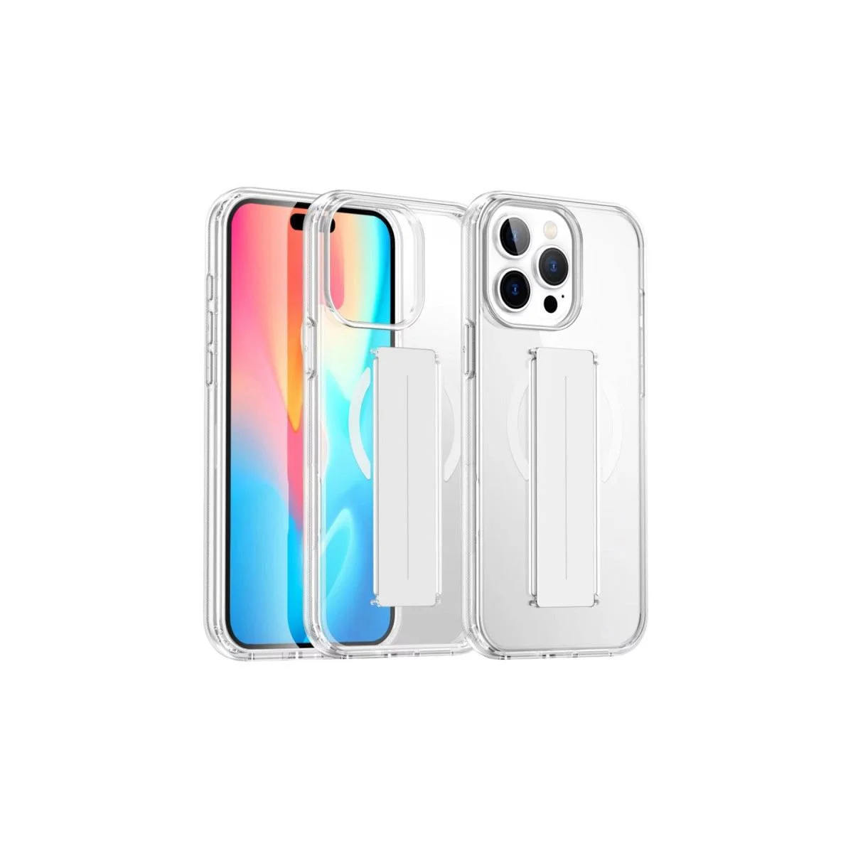 iPhone 15 Pro Max ile Uyumlu Şeffaf MagSafe Standlı Kılıf - Alfa Serisi Fiyatı, Yorumları ve Özellikleri