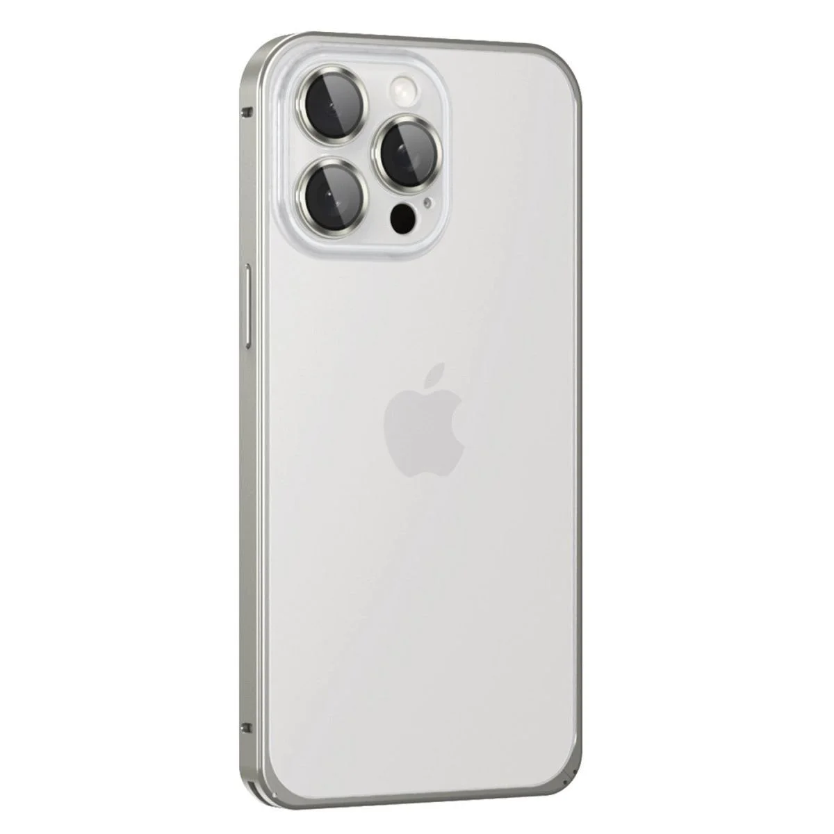 iPhone 15 Pro Max ile Uyumlu Metal Bumper Kapak - Gri Mat Fiyatı, Yorumları ve Özellikleri