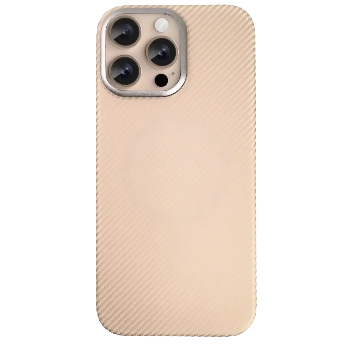 iPhone 15 Pro Max ile Uyumlu Besa MagSafe Kapak - Desert Renk Karbon Fiber