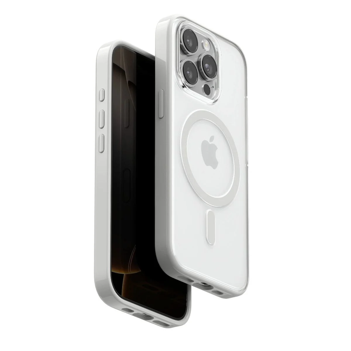 iPhone 15 Pro Max ile Uyumlu Joly MagSafe Şeffaf Kılıf - Beyaz iPhone 15 Pro Max ile Uyumlu Joly MagSafe Şeffaf Kılıf - Beyaz