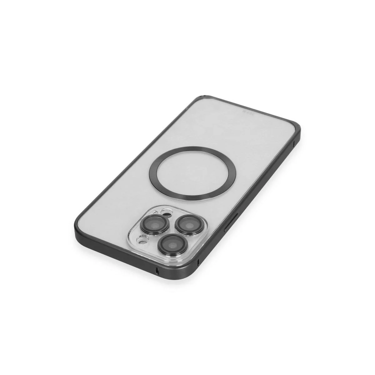 iPhone 15 Pro Max ile Uyumlu Metal Bumper Kılıf - Magsafe Destekli Siyah Fiyatı, Yorumları ve Özellikleri