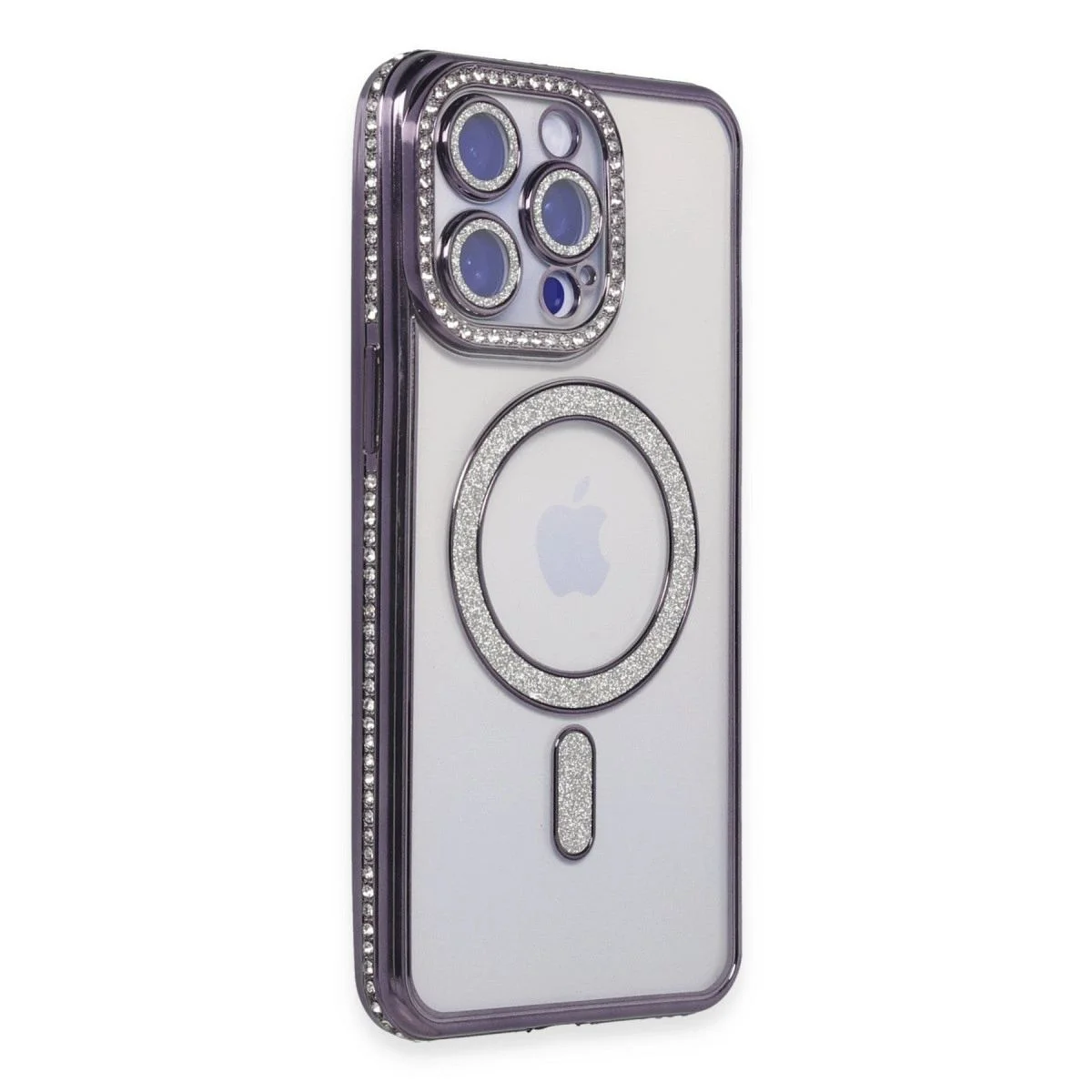 iPhone 15 Pro Max ile Uyumlu Joke Simli Magneticsafe Kılıf - Derin Mor Fiyatı, Yorumları ve Özellikleri