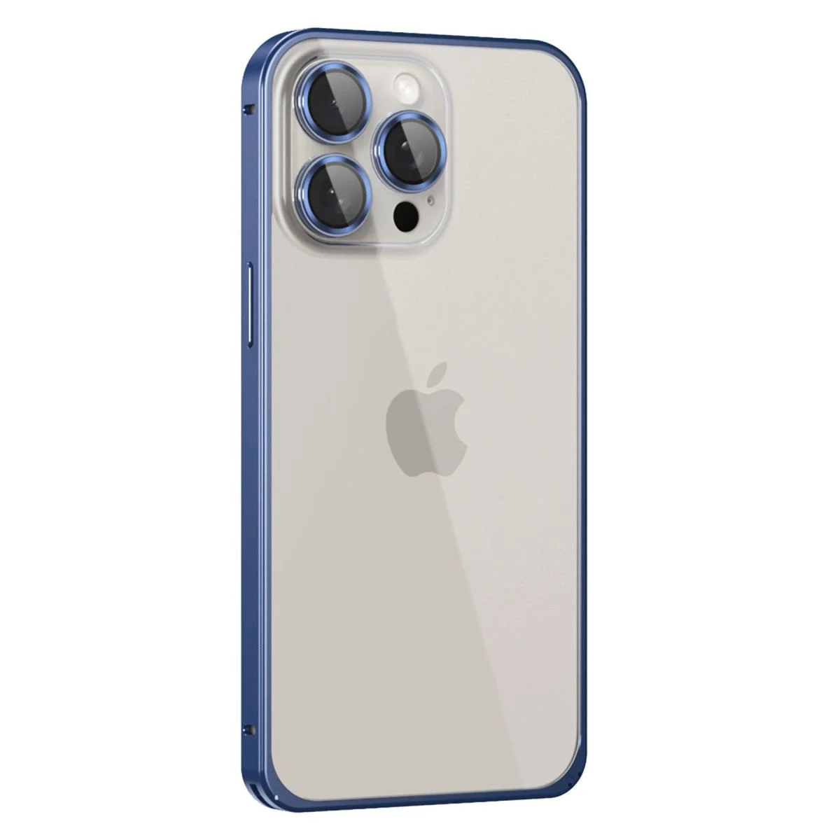 iPhone 15 Pro Max ile Uyumlu Metal Bumper Kapak - Lacivert Fiyatı, Yorumları ve Özellikleri