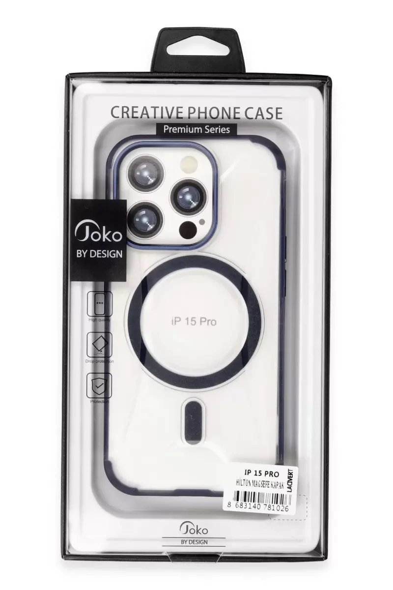 iPhone 15 Pro Max ile Uyumlu Magsafe Kılıf - Titan Gri | Darbe ve Çizilme Koruması
