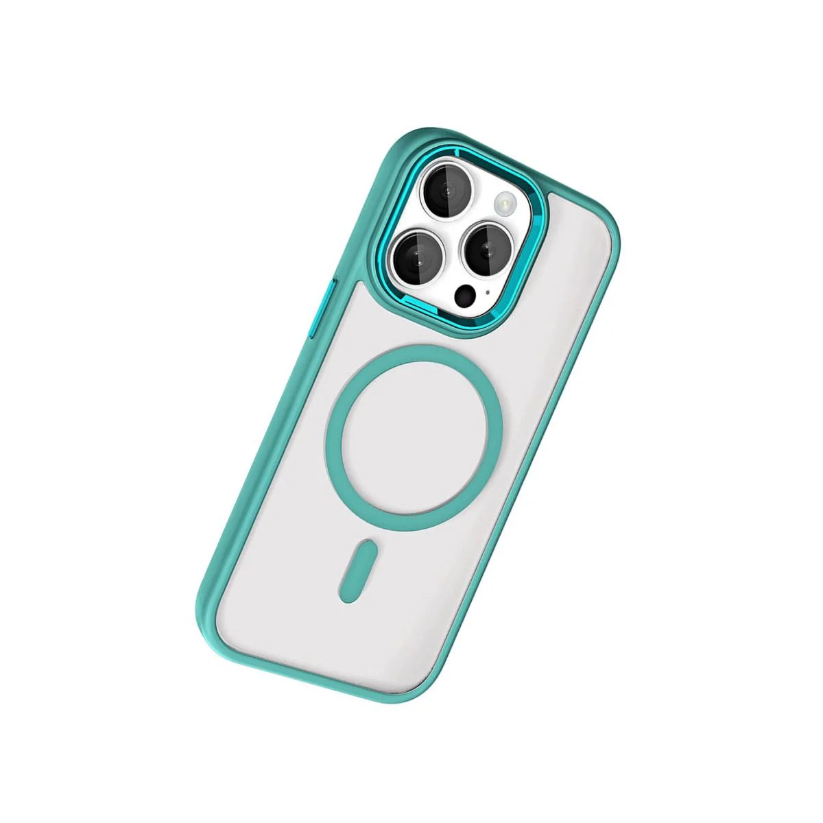 iPhone 15 Pro Max ile Uyumlu Terea MagSafe Kılıf - Yeşil, 360° Askeri Sınıf Koruma