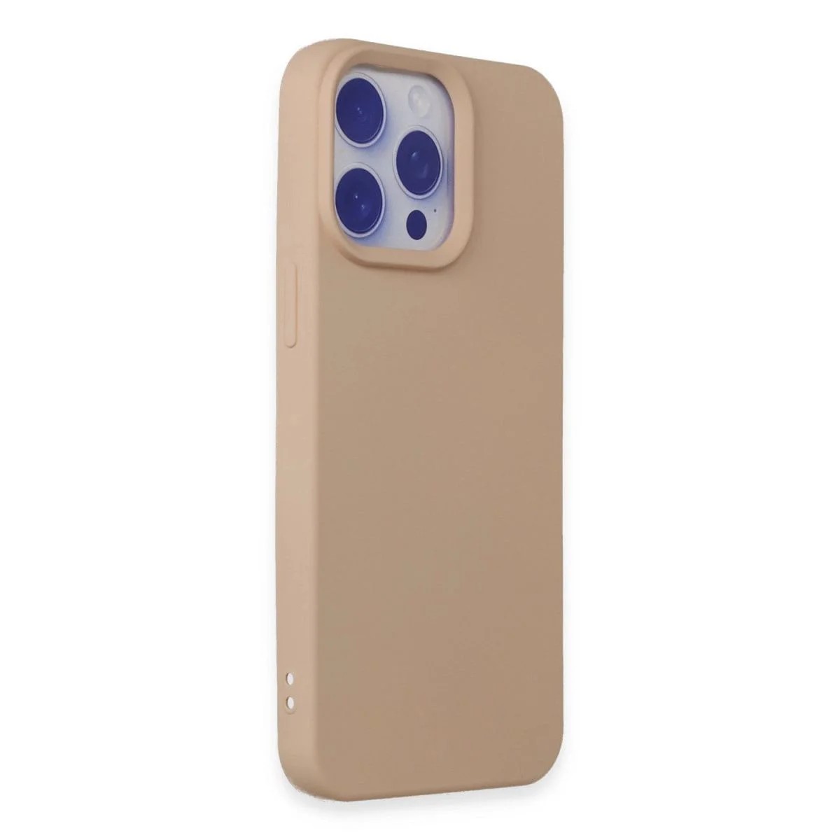 iPhone 15 Pro Max ile Uyumlu Nano Silikon Kılıf - İçi Kadifeli Pudra Renk Fiyatı, Yorumları ve Özellikleri