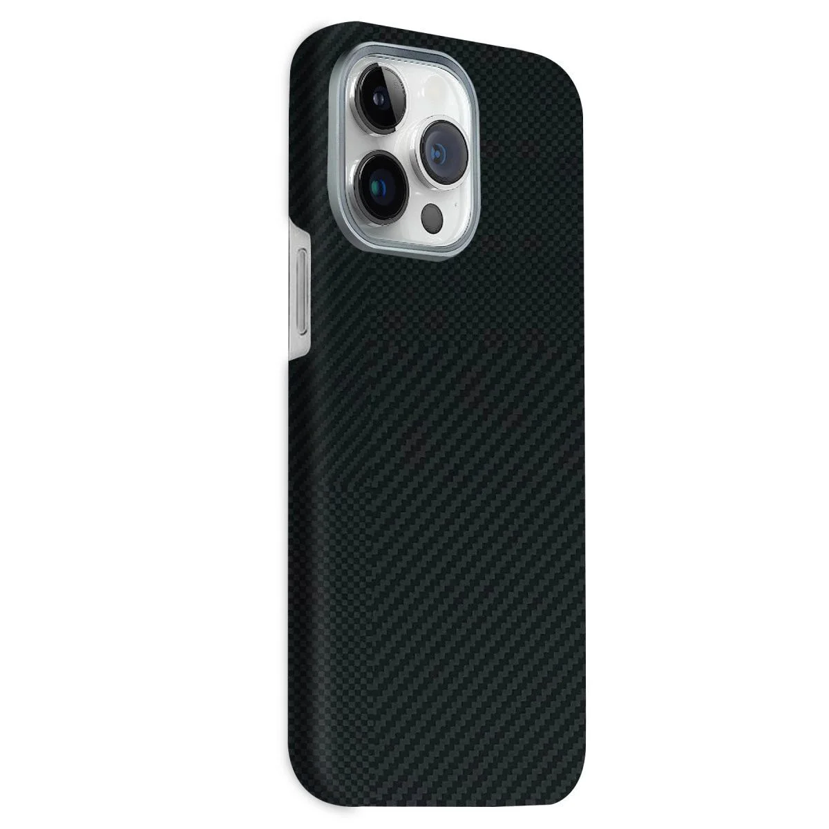 iPhone 15 Pro Max ile Uyumlu Volt MagSafe Kapak - Siyah, Kevlar Desenli Darbe Emici Telefon Kılıfı iPhone 15 Pro Max ile Uyumlu Volt MagSafe Kapak - Siyah, Kevlar Desenli Darbe Emici Telefon Kılıfı
