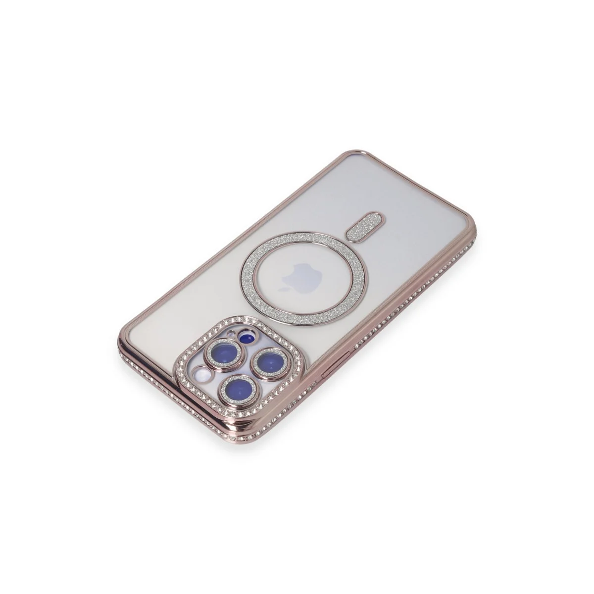 iPhone 15 Pro Max Joke Simli Magneticsafe Kılıf - Pembe ve Şık Tasarım