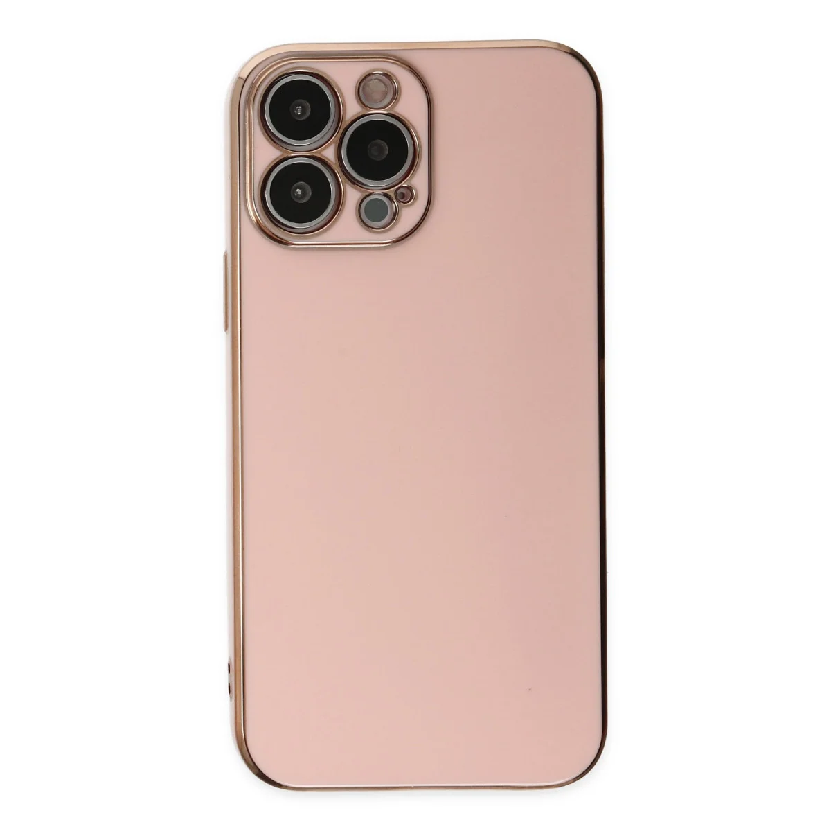 iPhone 15 Pro Max Kılıf Volet Silikon - Pembe | Premium Koruma