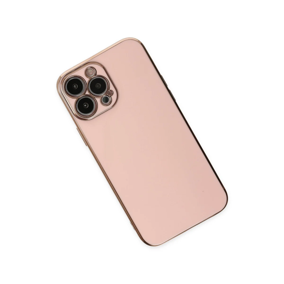 iPhone 15 Pro Max Kılıf Volet Silikon - Pembe | Premium Koruma