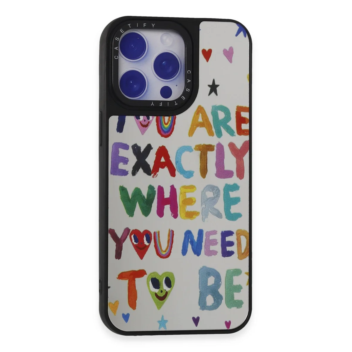 iPhone 15 Pro Max Kılıf Mirror Desenli Kapak - UV Baskı ve TPU Esnek Tasarım