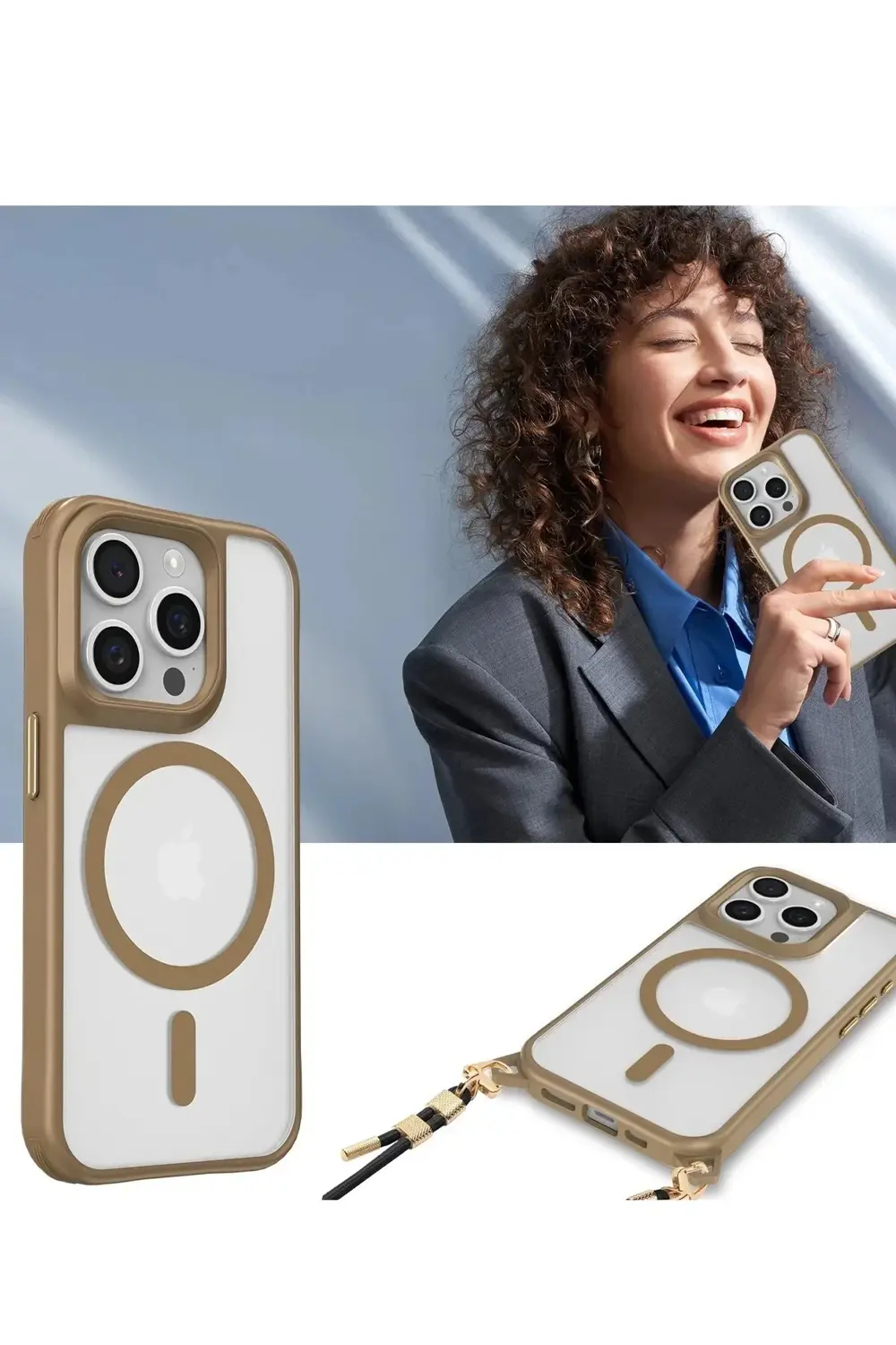 iPhone 15 Pro Max Kılıf Enka Magsafe Silikon Kılıf - Desert-(5796 iPhone 15 Pro Max Kılıf Enka Magsafe Silikon Kılıf - Desert-(5796