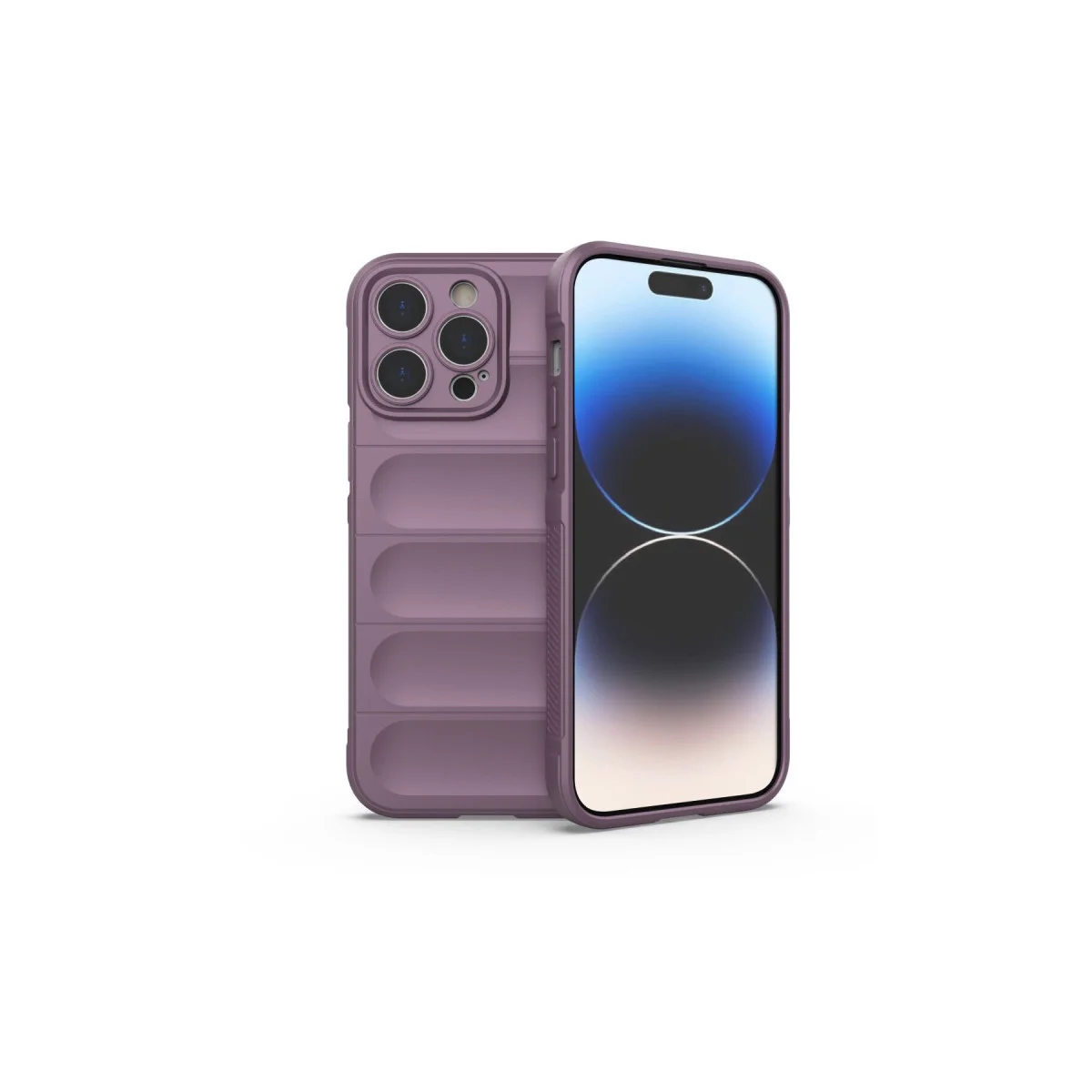 iPhone 15 Pro Max Optimum Silikon Kılıf - Mor (Maksimum Koruma ve Şıklık)