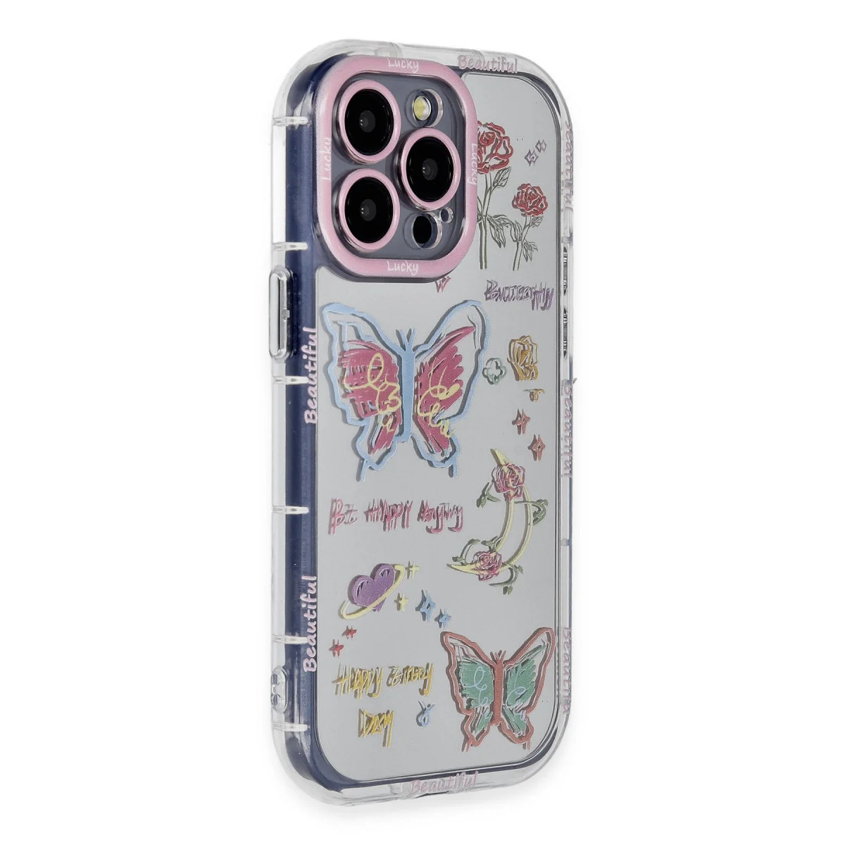 iPhone 15 Pro Max Reflexion Desenli Kılıf ve Kapak - Şık ve Güvenli Koruma