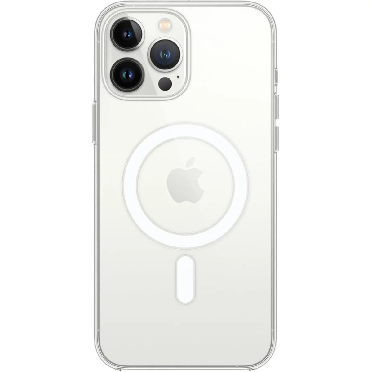 iPhone 15 Pro Max Şeffaf Silikon Kılıf MagSafe Kablosuz Şarj Desteği - Ultra Koruma ve Estetik